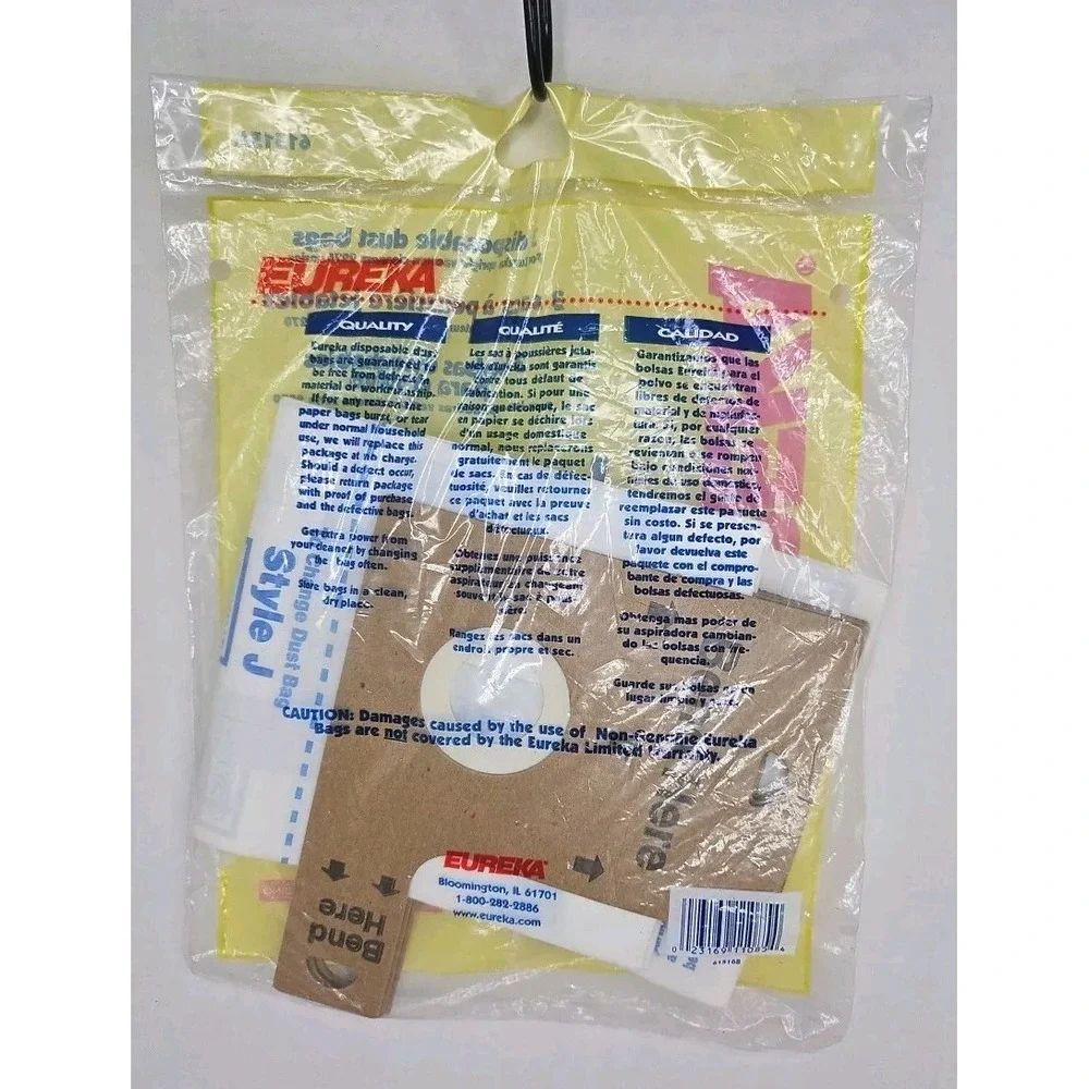 Genuine Eureka Style J Vacuum Bag # 61515A- 3 bags‎ New